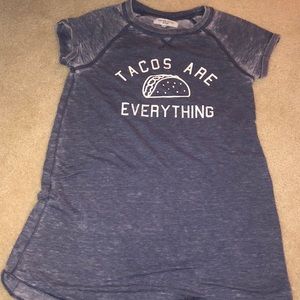 Distressed dress/ tunic